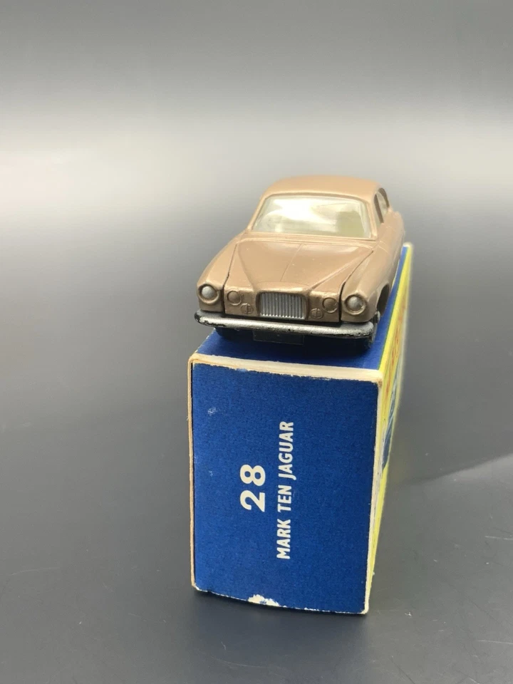 Matchbox Lesney Mark Ten Jaguar  Nr.28  Made England 60er @7746@ OVP - Bild 2 von 4