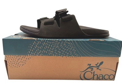 Chaco Chillos Slide Black Side 9 NWB Slip On Sandal EU 42 Men's