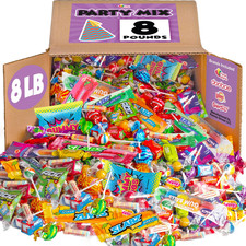 Candy Bulk - 8 Pound Candy Mix - Big Bulk Candies for Pinatas, Gifting, Birthday