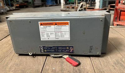 Square D QMB-324 D2 Bus Box 200A 3 pole 240V 3ph 25 std. hp 60 max hp (100723)
