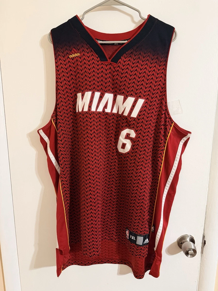 Maillot LeBron James Miami Heat Away – Adidas Rev30 Authentic Limited – Taille 2XL+2