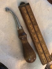 Vintage Craftool Leather Workers Tool STITCHING MARKING 6 Per Inch Excellent
