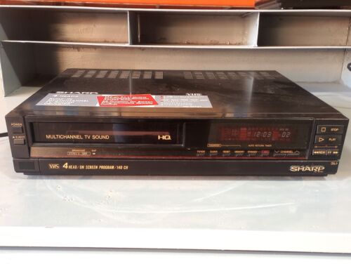 Sharp VC-M701U VCR 4-Head / On Screen Program / 140 Ch Video Cassette Recorder - Picture 1 of 13