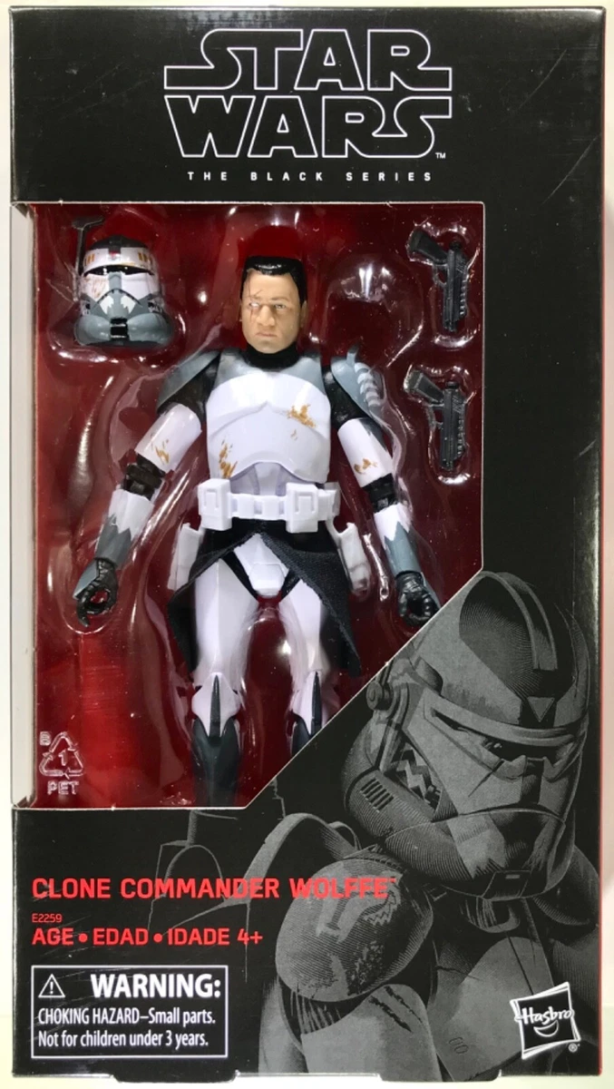 CLONE COMMANDER WOLFFE Trooper Star Wars Black Series 6 Inch Action Figure