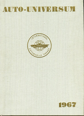 Auto Universum 1967 Vol X Auto Universum - fabelhaftes Nachschlagewerk