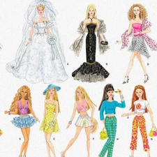 Andrea's Doll Couture: Fancy Sewing Patterns for 11.5'' Girls' Dolls