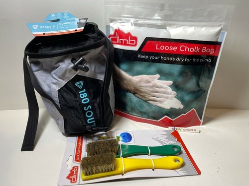 Climbing kit-Climbing Chalk Bag/Climb loose chalk bag/Rock Climbing Brushes New