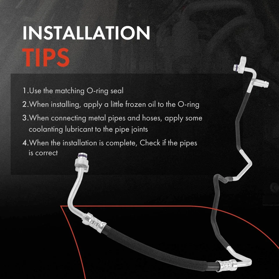 Manguera de refrigerante de aire acondicionado línea de líquido para Audi A6 13-18/A6 Quattro 14-18 A7 Quattro  Foto 3 de 4