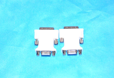 LOT OF2 New OEM DVI-I Single Link to VGA Adapter AMA01 J8461 0J8461