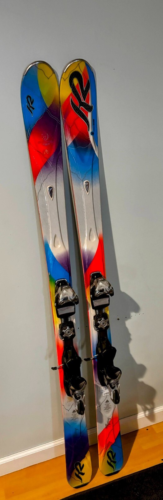 K2 SUPER BRIGHT 90 スキー板 160cm パウダー K2 SUPER BRIGHT 90