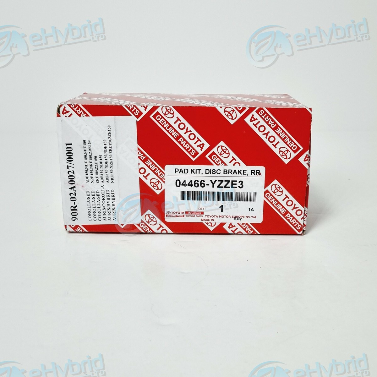 YU#3。 GENUINE TOYOTA COROLLA REAR BRAKE PADS 2006 - 2012 PART NO