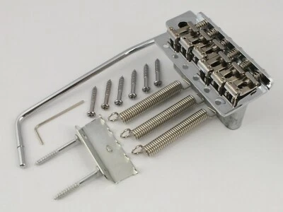 GUITARS ELECTRIC VINTAGE STYLE STRATOCASTER TREMOLO BRIDGE 54mm Bent Steel Saddles + Full Block