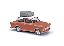 Busch 53111 Trabant P601mit Dachgepäckträger, 1:87, Neu 2024