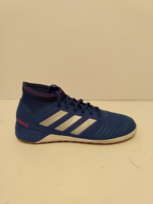 Adidas Predator Blue White Non Marking Low Top Lace Up Sneakers size 6.5
