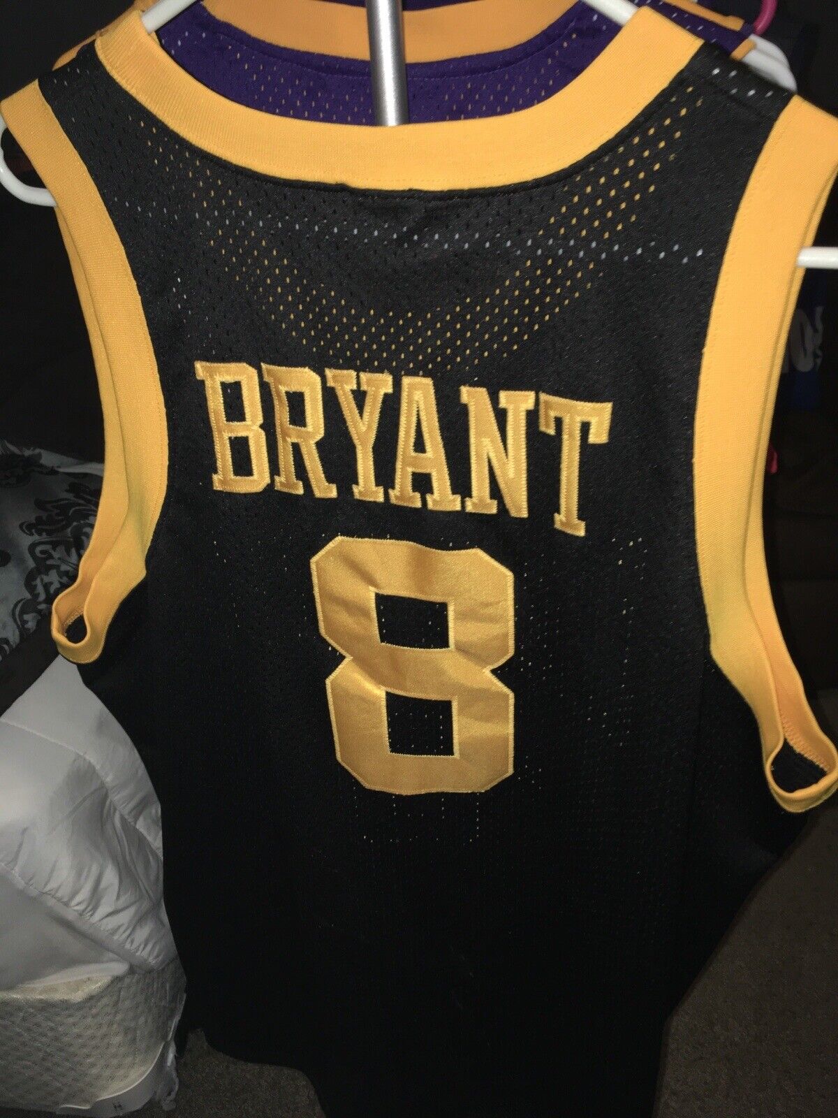 Kobe Bryant Stitched Jersey Men's Pro Basketball Jersey Black Mamba Edition