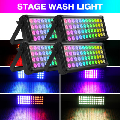 48LED RGB DMX Wall Wash Lighting Strobe Effect Stage Lighting Party Effect Light