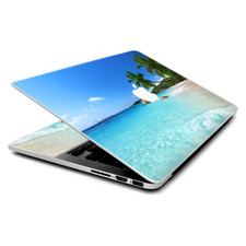 Skin Wrap for MacBook Pro 15 inch Retina Paradise Sunset Palm Trees