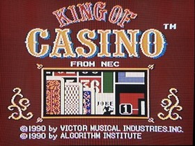 ULTRA RARE King of Casino TurboGrafx 16 TG16 Haitai Vistar Korean Ver Complete