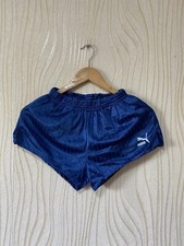 PUMA 80s 90s VINTAGE FOOTBALL SOCCER SHORTS NYLON POLYESTER sz 4 1
