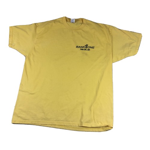 Vintage T Shirt Bank 1 One Lima Size 