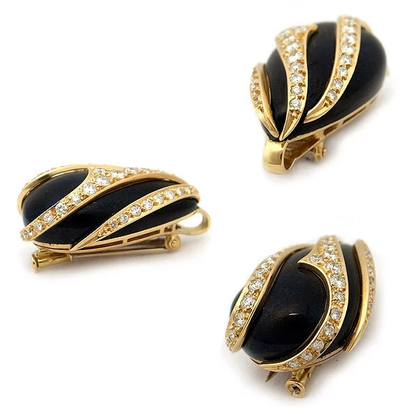 Broche GIVENCHY Onyx Diamond K18YG P0026118 Foto 2 de 3