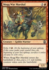 MTG Magic the Gathering Mogg War Marshal (139/265) Eternal Masters LP