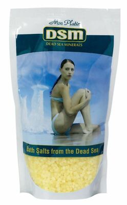 Mon Platin DSM 500gr Yellow Bath Salt Dead Sea Minerals Skin Health Relaxing NEW