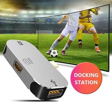 USB Type C Hub to 8K Mini DP 1.4 2.0 Port 100W PD 3 in 1 Adapter Docking Station