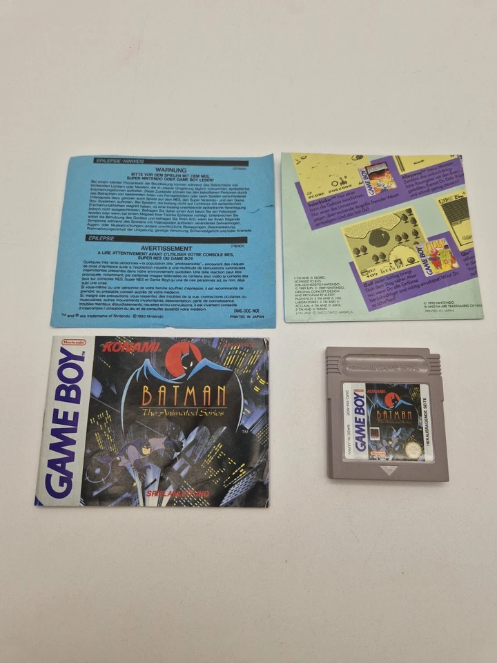 Batman The Animated Series - Nintendo Gameboy - PAL Deutsch - OVP - Anleitung - Bild 2 von 4