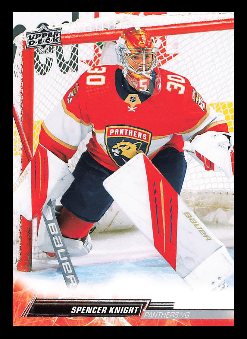 Spencer Knight #75 2022-23 Upper Deck Florida Panthers