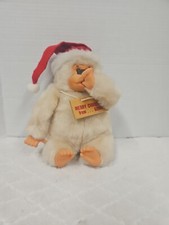 Vintage Russ Berrie  Co 8" Gonga Plush Thumb Sucking Gorilla Christmas Santa