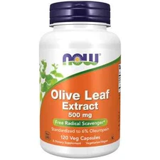 NOW Foods Supplements Olive Leaf Extract 500 mg Free Radical Scavenger* 120 V...