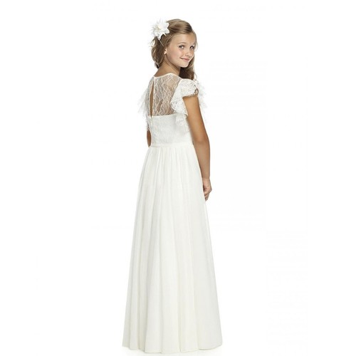 Flower Girl dress Princess Party Wedding Bridesmaid Kids Prom Gown Lcae Dresses - Picture 5 of 11