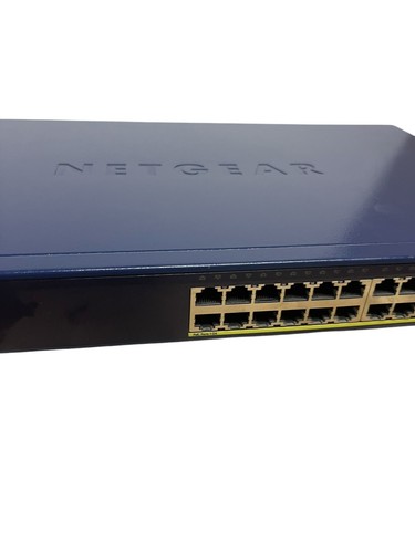 Netgear ProSafe 24 Port 10/100 Smart Switch w/Full PoE FS728TP With Power Cord - Photo 4/10