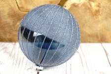 Countryfield Glaskugel Bonnie Ø 15 cm Dunkelblau Glitter transparent Weihnachten