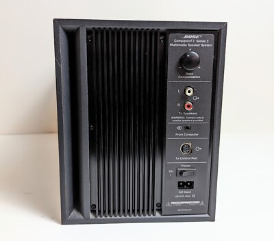 Bose Companion 3 Series II Multimedia Speaker System Complete