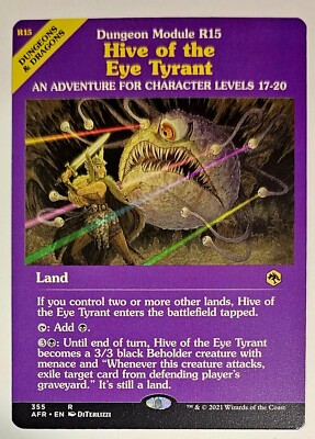 Mtg Hive of the Eye Tyrant (Dungeon Module) Adv in the Forgotten Realms Id 409