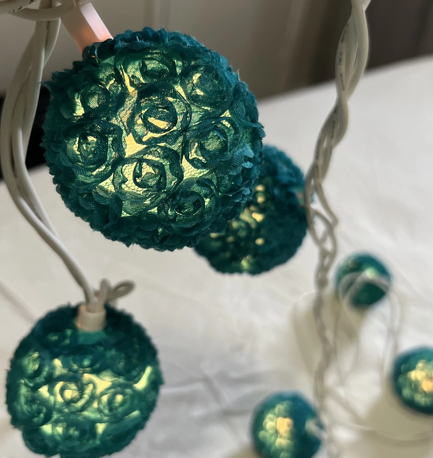 Set of 2) 20 String Light Turquoise For Decorative Purposes