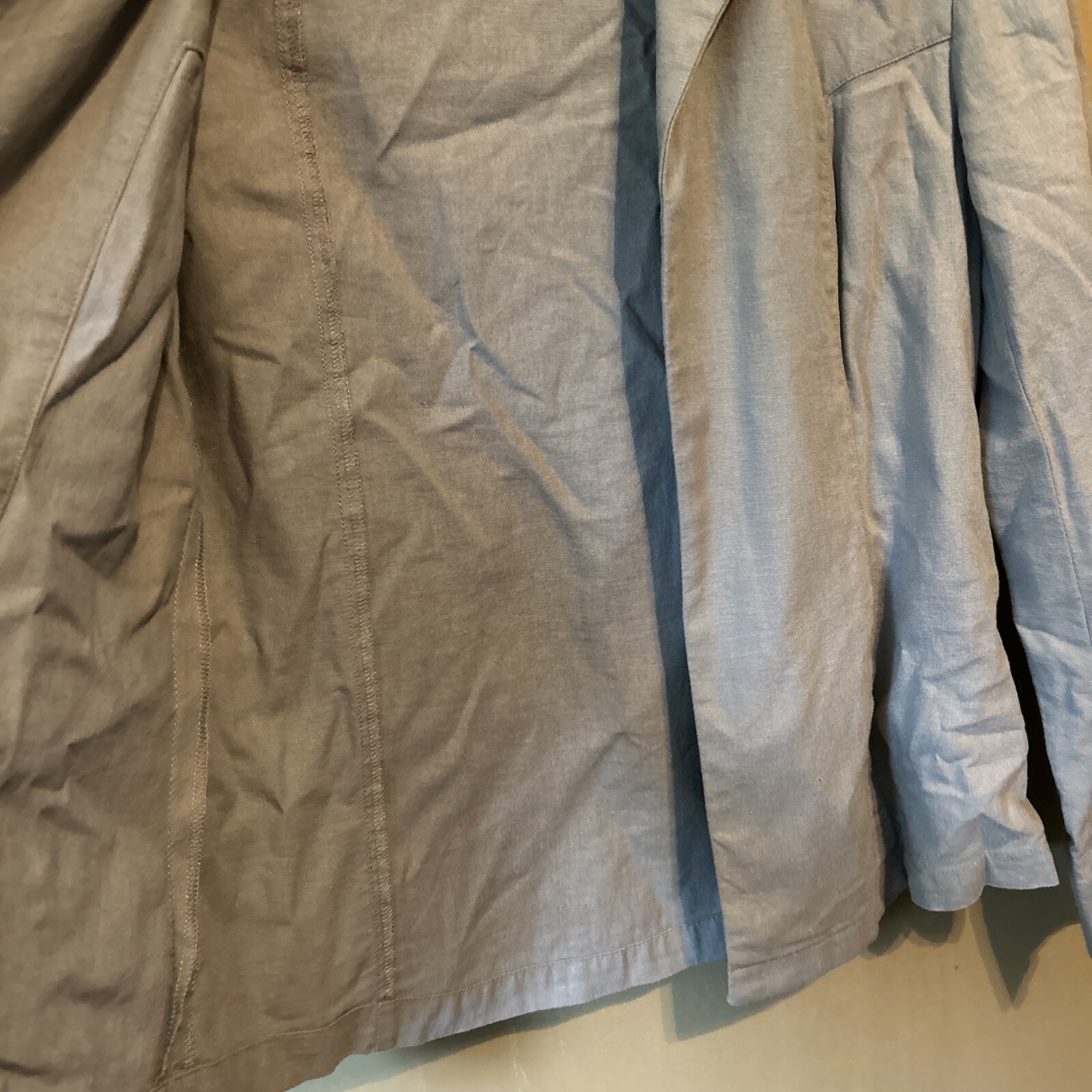 Pendleton Ladies Medium Gray Open Front Jacket Li… - image 3