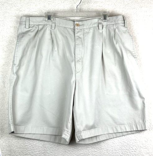 Nautica Rigger Mens Chino Shorts 42W Classic Fit Khaki Tan NS 83 - Picture 1 of 11