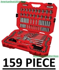 Craftsman 159-Piece Standard SAE & Metric Chrome Mechanics Tool Set + Hard Case