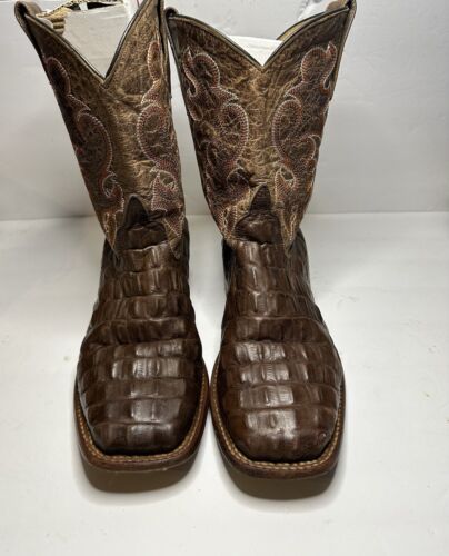 Womens Anderson Bean Caiman Crocodile Boots Size 3 Style 1070