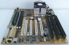 VINTAGE ELPINA SOCKET 7 MB W/ 16MB RAM, INTEL PENTIUM SY007 100MHz, & HEATSINK
