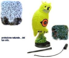 Scaccia uccelli Sport Plast gufo giallo con accessori  allontana uccelli 9006146