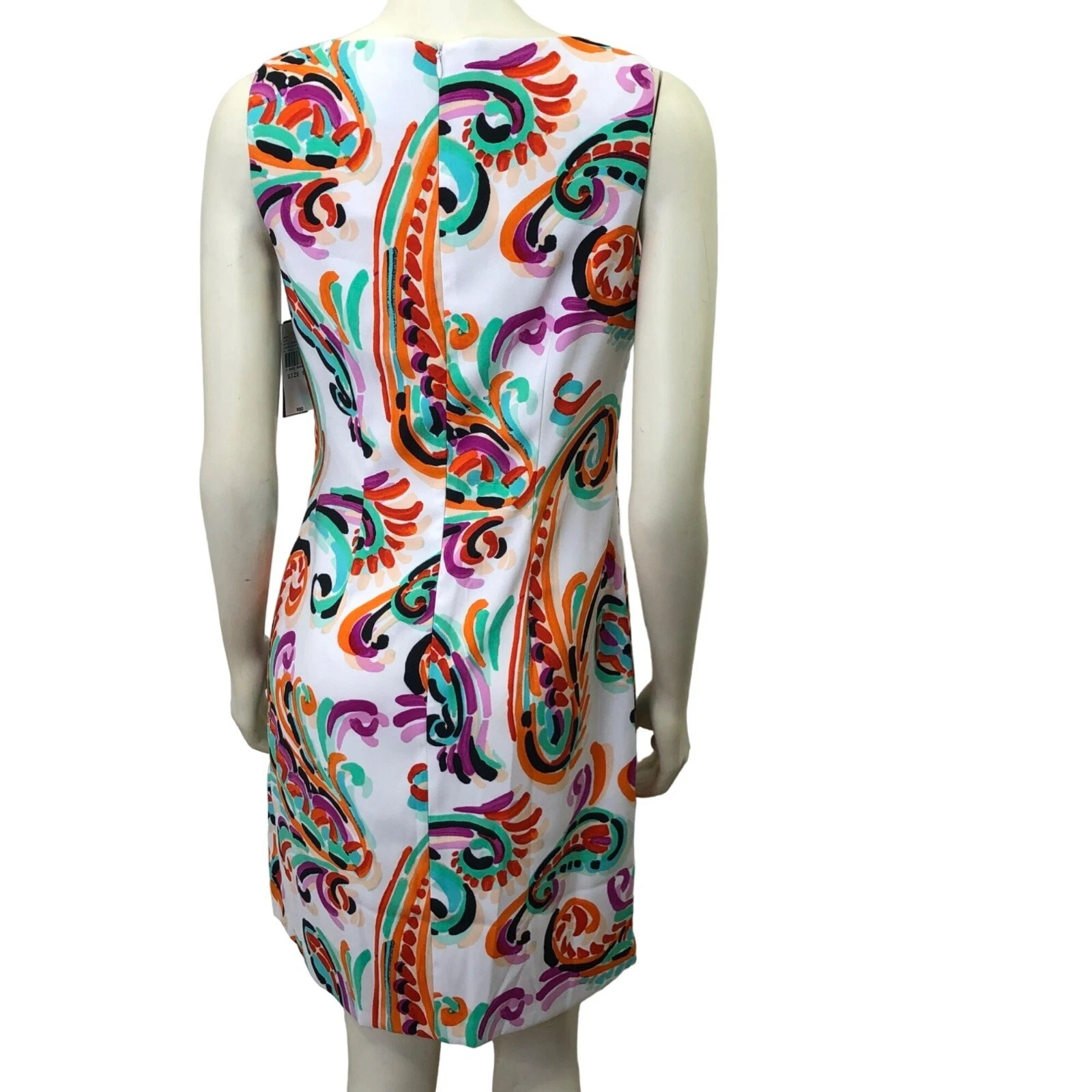 ALYX ABITO TUBINO SMANICATO MULTICOLORE TAGLIA 8 NUOVO CON ETICHETTA