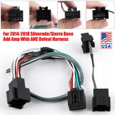 For 2014-2018 Silverado Sierra Bose Add Amp Adapter Kit With ANC Defeat Harness