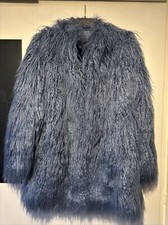 Guess Faux Fur Coat Size M