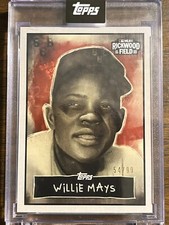 2024 Topps #RW-4 Rickwood Negro Willie Mays Birmingham Black Barons SILVER 54/99