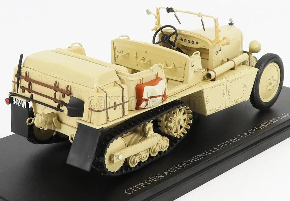 MODELLINO AUTO STATICO HACHETTE CITROEN AUTOCHENILLE P17 SEMICINGOLATO 1930 1/24 - Immagine 2 di 3