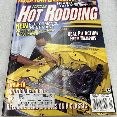 POPULAR HOT RODDING MAGAZINE JANUARY 1997 HOW TO IGNITION RE CURVE T17